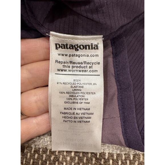 Patagonia Women’s Pack In Hoody Jacket Hyssop Purple Small Full Zip Lightweight - Picture 7 of 10